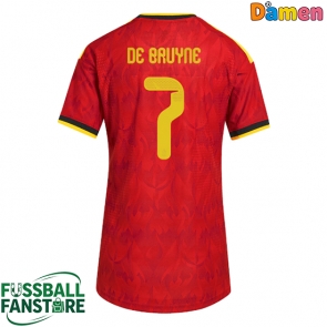 Belgien Kevin De Bruyne #7 Replik Heimtrikot Damen WM 2026 Kurzarm